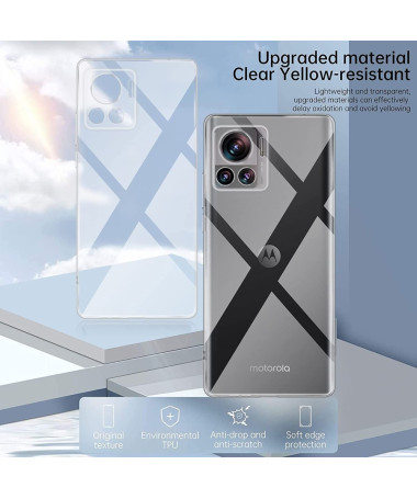 Coque Motorola Edge 30 Ultra Silicone Transparent